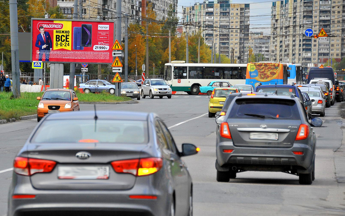 Фотография рекламного носителя, тип: Билборд 3x6, адрес: Наставников пр-т., д.4, Санкт-Петербург, Россия. Сторона B №171499
