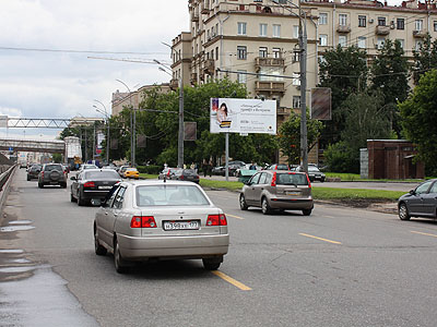 Фотография рекламного носителя, тип: Билборд 3x6, адрес: Ленинградский пр-т., д.59, Москва, Россия. Сторона A №79832