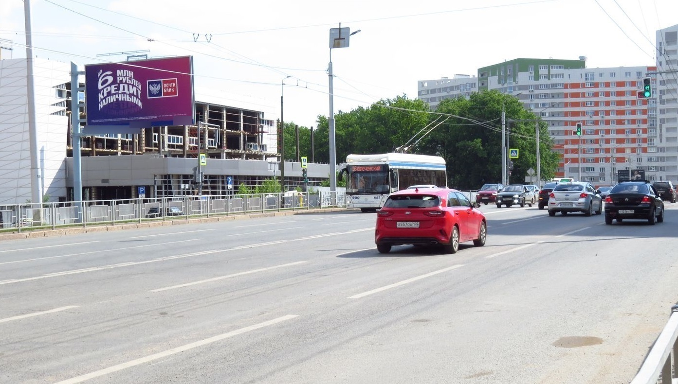 Фотография рекламного носителя, тип: Билборд 3x6, адрес: Комсомольская ул., д.161/1, Уфа, Республика Башкортостан, Россия. Сторона Б №91941