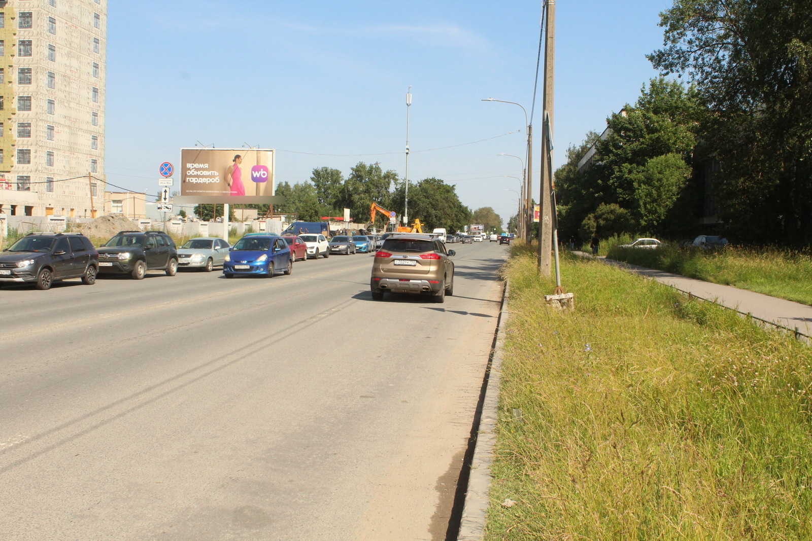 Фотография рекламного носителя, тип: Билборд 3x6, адрес: Якорная ул., д.12, Санкт-Петербург, Россия. Сторона Б №106345