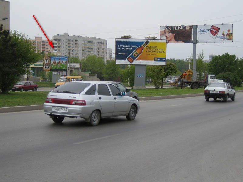 Фотография рекламного носителя, тип: Билборд 3x6, адрес: Малиновского ул., д.68, Ростов-на-Дону, Ростовская область, Россия. Сторона B №214842