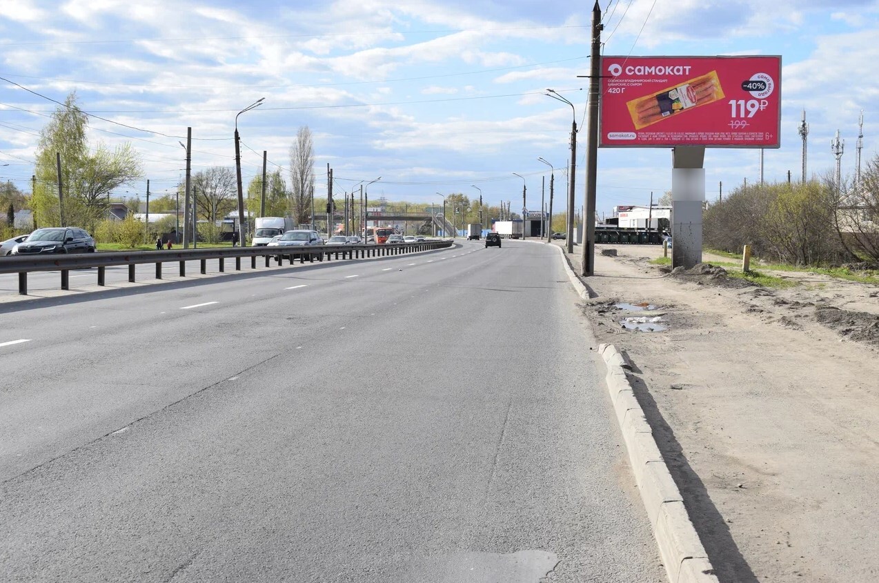 Фотография рекламного носителя, тип: Билборд 3x6, адрес: Новикова-Прибоя ул., д.57 X Игарская ул., Нижний Новгород, Нижегородская область, Россия. Сторона A №1337669