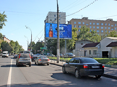 Фотография рекламного носителя, тип: Билборд 3x6, адрес: Башиловская ул., д.31, Москва, Россия. Сторона A №78788