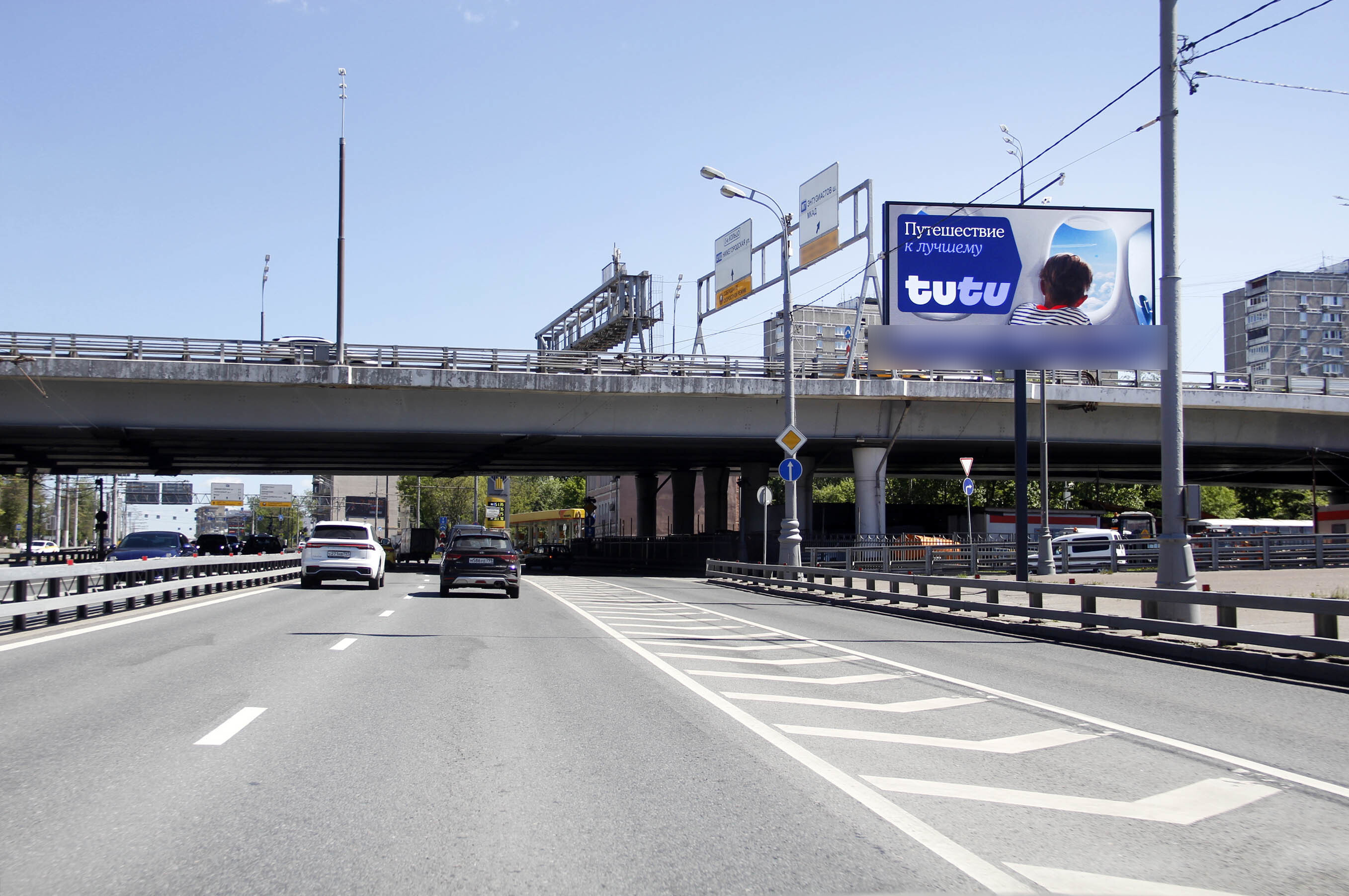 Фотография рекламного носителя, тип: Билборд 3x6, адрес: Энтузиастов ш., д.4-6 Х ТТК, Москва, Россия. Сторона А1 №1024171