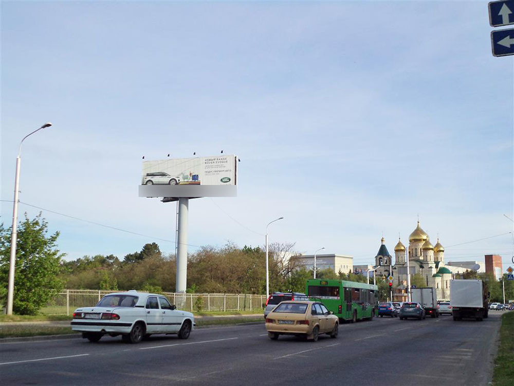 Фотография рекламного носителя, тип: Суперсайт 4x12, адрес: Лермонтова ул. Х Ленина ул., Ставрополь, Ставропольский край, Россия. Сторона B №91653