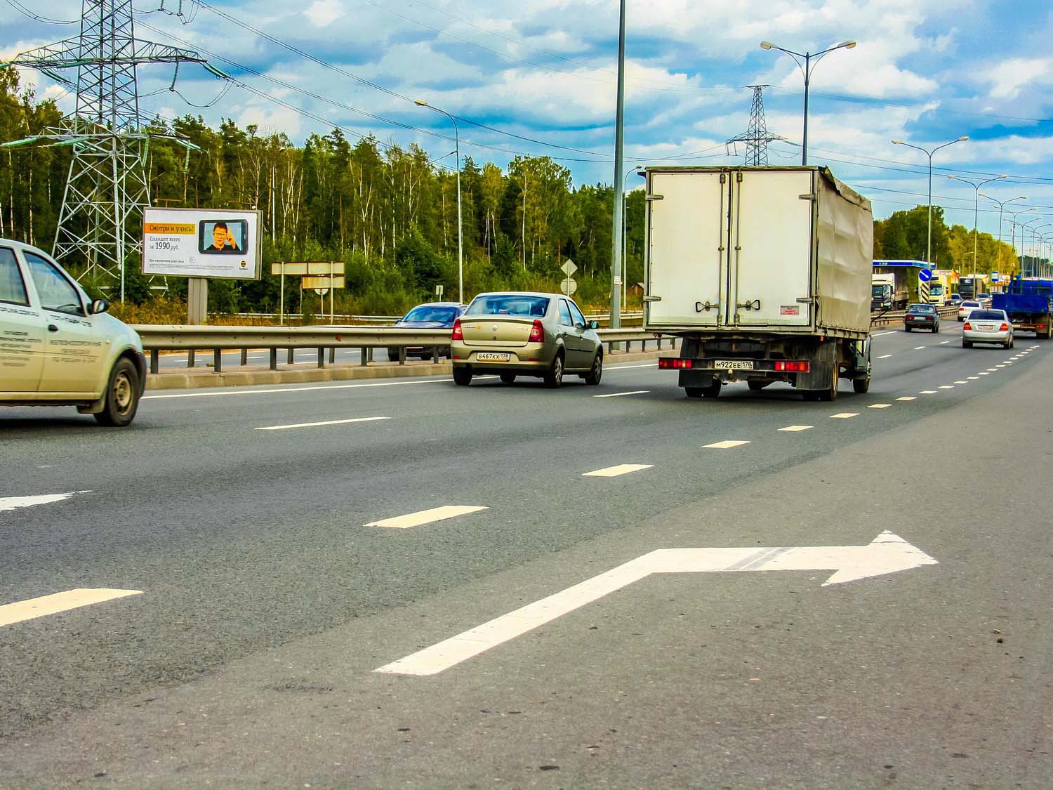Фотография рекламного носителя, тип: Билборд 3x6, адрес: Колтушское ш., съезд с виадука, Санкт-Петербург, Россия. Сторона Б №209305