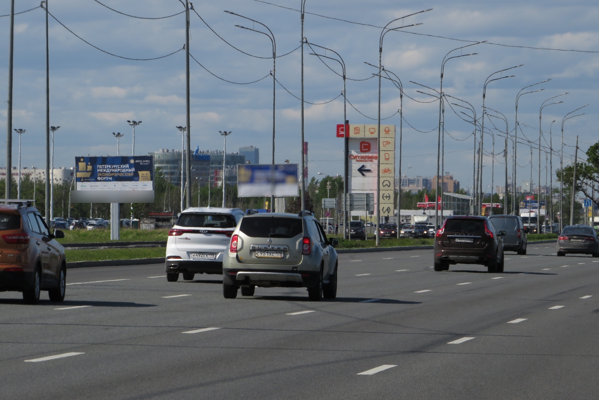 Фотография рекламного носителя, тип: Билборд 3x6, адрес: Пулковское ш., д.68, Санкт-Петербург, Россия. Сторона Б №120602