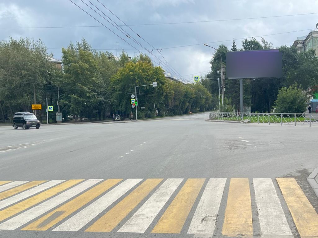 Фотография рекламного носителя, тип: Билборд 3x6, адрес: Ватутина ул., д.2 Х Котовского ул., Новосибирск, Новосибирская область, Россия. Сторона A1-А10 №183651