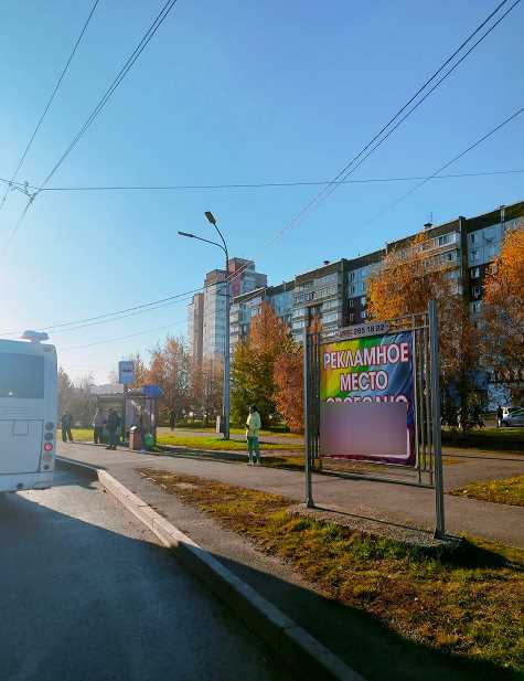 Фотография рекламного носителя, тип: Афиша 1.75x1.8, адрес: 9 мая ул., д.58, Красноярск, Красноярский край, Россия. Сторона A №1365709