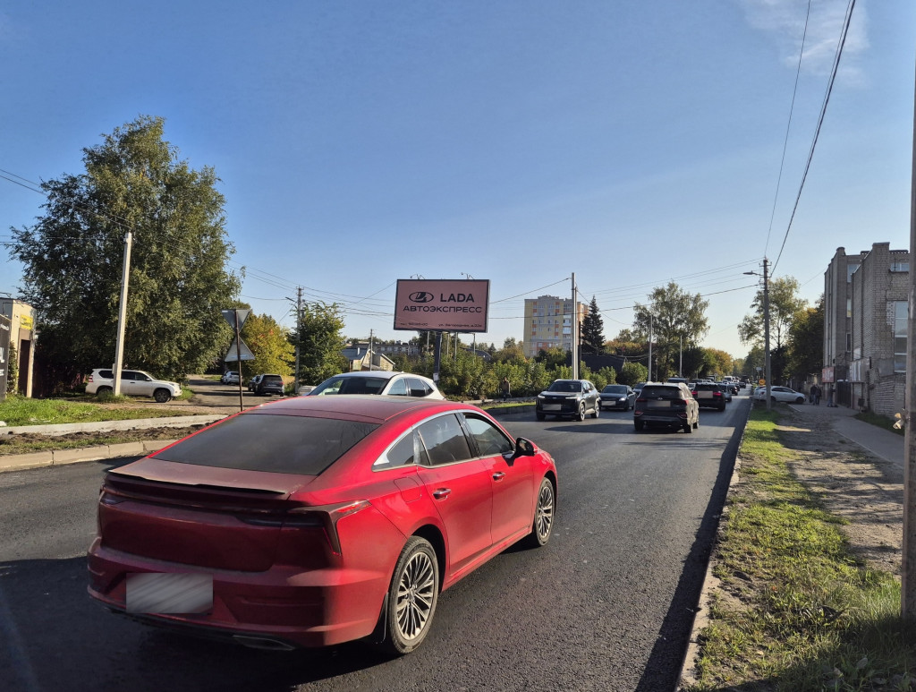 Фотография рекламного носителя, тип: Билборд 3x6, адрес: Люлина ул., д.9, Иваново, Ивановская область, Россия. Сторона Б №406374