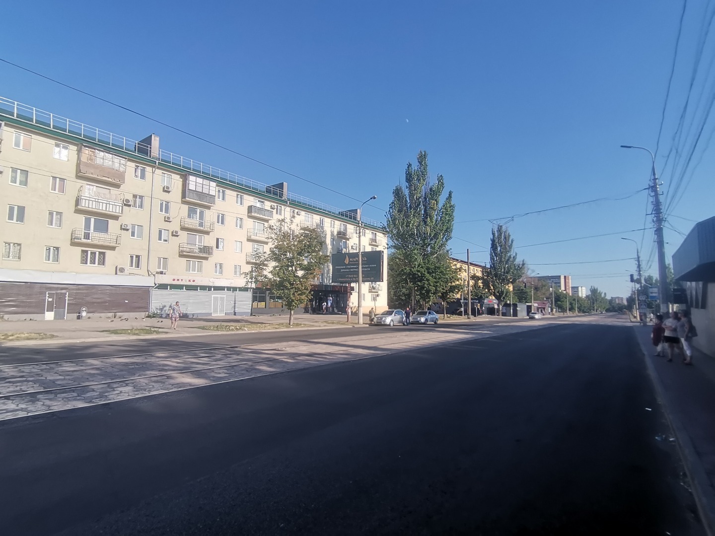 Фотография рекламного носителя, тип: Билборд 3x6, адрес: Металлургов пр-т., д.181, Донецк, Донецкая область, Россия. Сторона Б №1348423