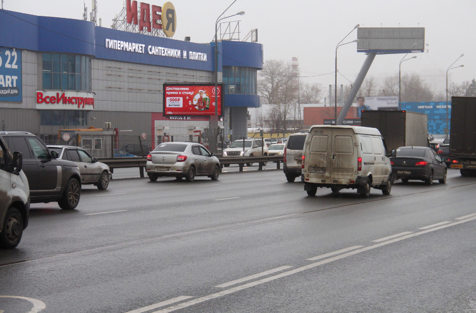 Фотография рекламного носителя, тип: Билборд 3x6, адрес: Энтузиастов ш., 2 400м от МКАД, Балашиха, Московская область, Россия. Сторона Б №791765