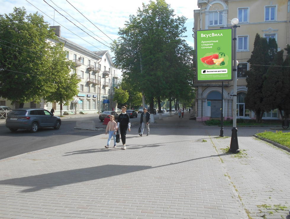 Фотография рекламного носителя, тип: Ситиформат 1.8x1.2, адрес: Б.Московская ул., д.90а, Владимир, Владимирская область, Россия. Сторона А №158146