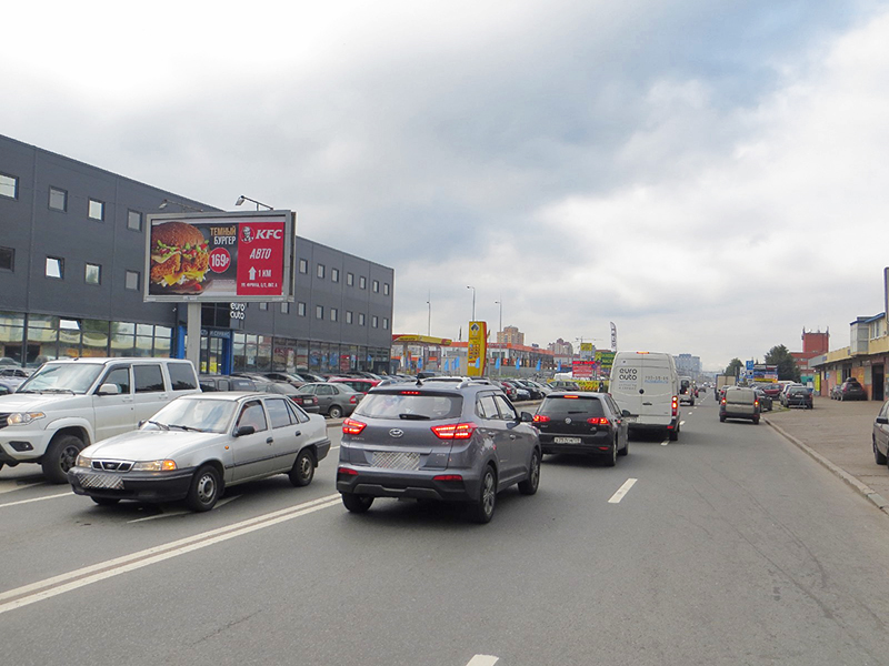 Фотография рекламного носителя, тип: Билборд 3x6, адрес: Фучика ул., д.25 Х Софийская ул., Санкт-Петербург, Россия. Сторона В №165860