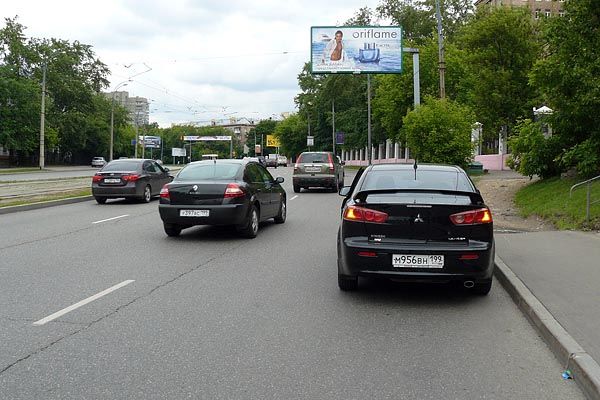 Фотография рекламного носителя, тип: Билборд 3x6, адрес: Новощукинская ул., д.10, корп.1, Москва, Россия. Сторона A №65353
