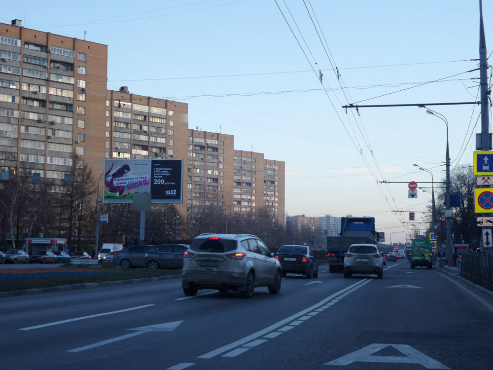 Фотография рекламного носителя, тип: Билборд 3x6, адрес: Пролетарский пр-т., д.23, Москва, Россия. Сторона Б №16552