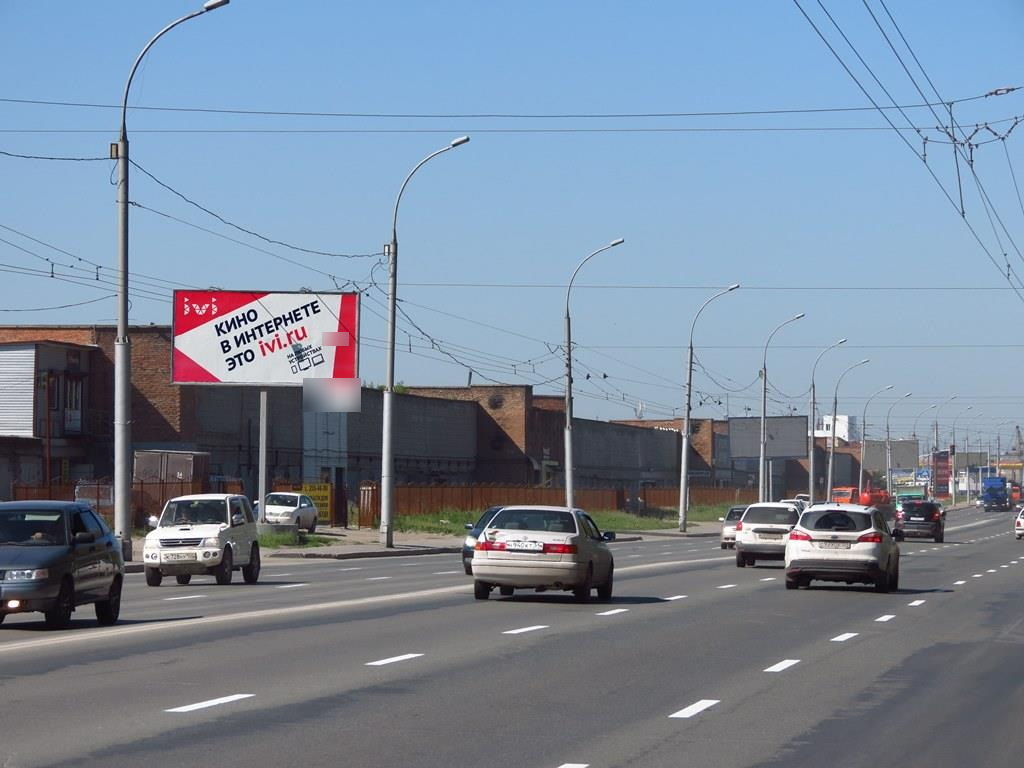 Фотография рекламного носителя, тип: Билборд 3x6, адрес: Станционная ул., д.46, корп.3, Новосибирск, Новосибирская область, Россия. Сторона Б №92312