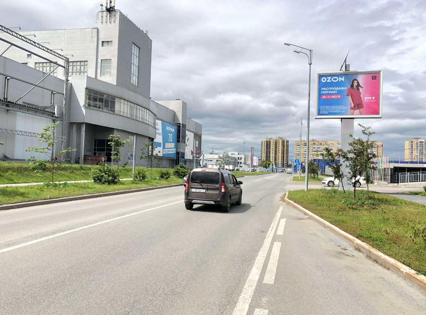 Фотография рекламного носителя, тип: Билборд 3x6, адрес: Н.Семенова ул., д.17, Тюмень, Тюменская область, Россия. Сторона A1-A7 №953921