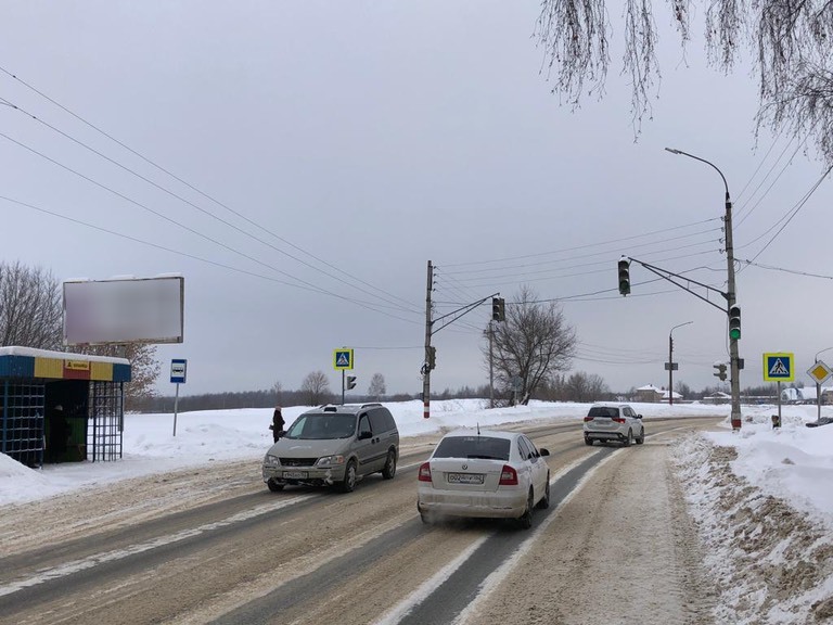 Фотография рекламного носителя, тип: Билборд 3x6, адрес: Горького М. ул., д.104 Х Плеханова ул., Бор, Нижегородская область, Россия. Сторона B №1349491