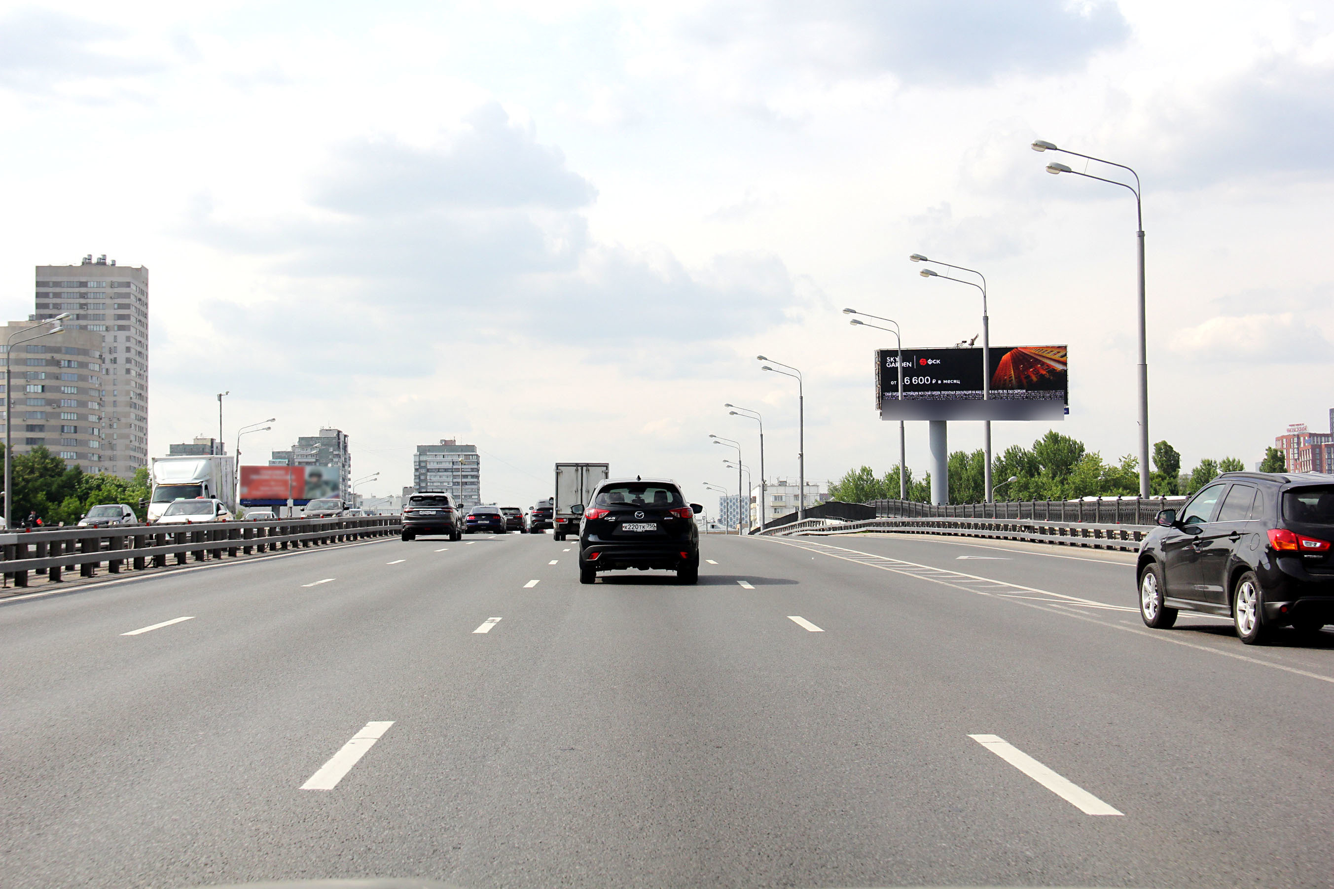 Фотография рекламного носителя, тип: Суперсайт 5x15, адрес: Ленинградское ш., д.16-20, Москва, Россия. Сторона А1 №548394