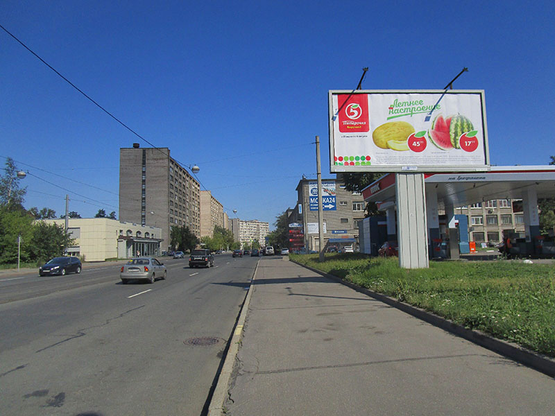 Фотография рекламного носителя, тип: Билборд 3x6, адрес: Трефолева ул., д.42, корп.3, поз.1, Санкт-Петербург, Россия. Сторона A №170308