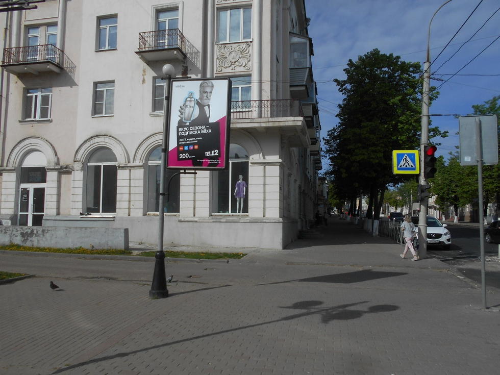 Фотография рекламного носителя, тип: Ситиформат 1.8x1.2, адрес: Б.Московская ул., д.90а, Владимир, Владимирская область, Россия. Сторона Б №158149