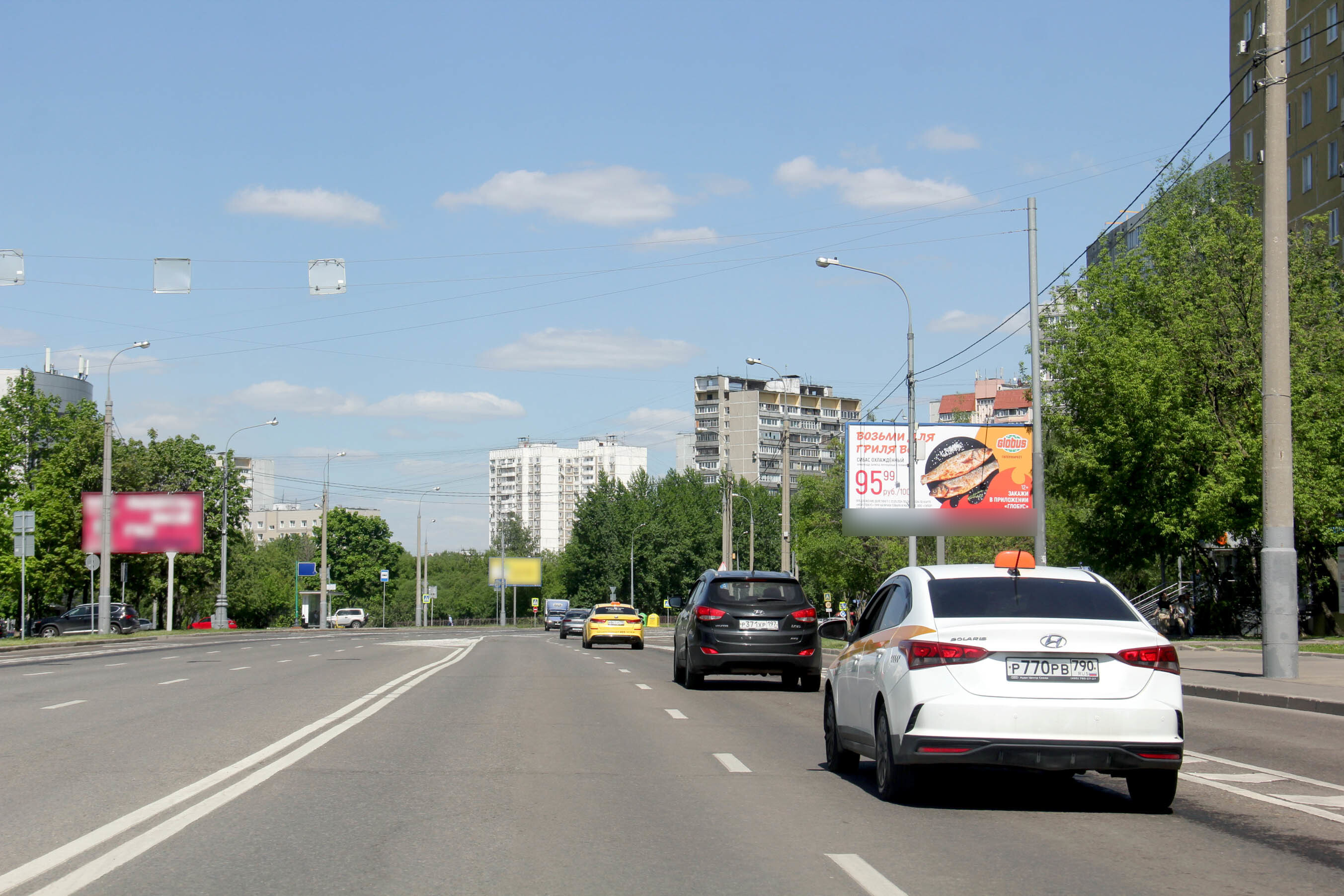 Фотография рекламного носителя, тип: Билборд 3x6, адрес: Северный б-р., д.2, Москва, Россия. Сторона А №601547