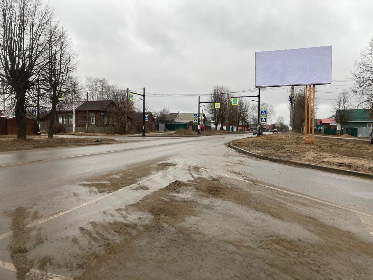 Фотография рекламного носителя, тип: Билборд 3x6, адрес: Шестагинская ул., д.8, Тейково, Ивановская область, Россия. Сторона A №1382375