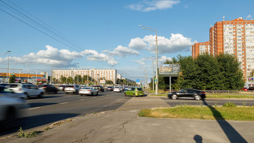 Фотография рекламного носителя, тип: Билборд 3x6, адрес: Ямашева пр-т., напротив ТРЦ "Парк хаус", Казань, Республика Татарстан, Россия. Сторона А №674735