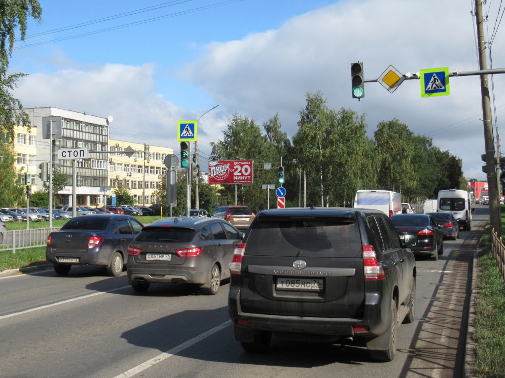 Фотография рекламного носителя, тип: Билборд 3x6, адрес: Авиаторов пр-т., д.153, Ярославль, Ярославская область, Россия. Сторона Б №109172