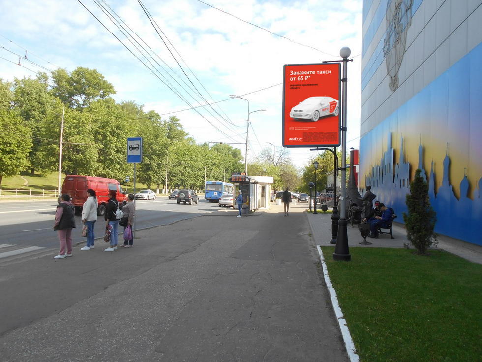 Фотография рекламного носителя, тип: Ситиформат 1.8x1.2, адрес: Б.Нижегородская ул., д.80 а, Владимир, Владимирская область, Россия. Сторона А №158158