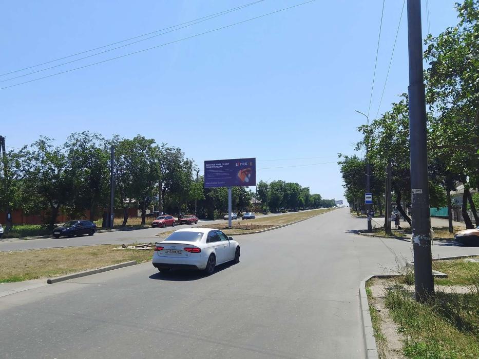 Фотография рекламного носителя, тип: Билборд 3x6, адрес: Олимпийская ул., д.290, Мариуполь, Донецкая область, Россия. Сторона A2 №1398446