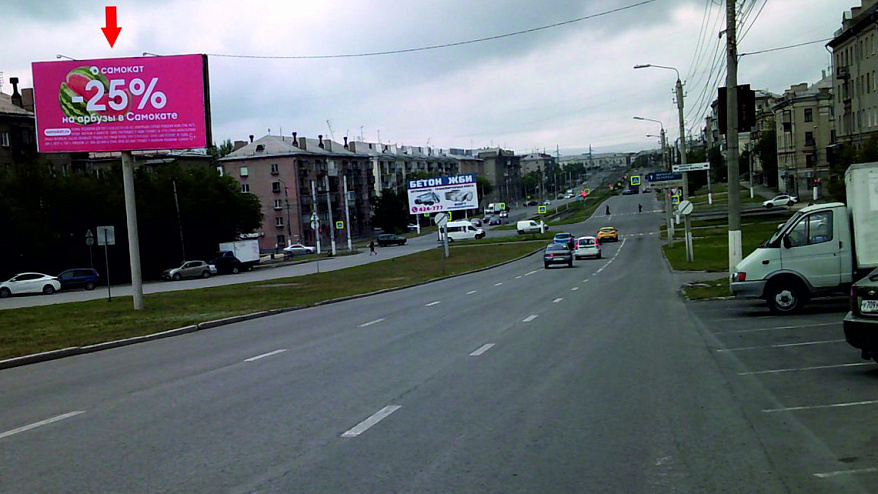 Фотография рекламного носителя, тип: Билборд 3x6, адрес: Московская ул. Х Карла Маркса пр-т., Магнитогорск, Челябинская область, Россия. Сторона A1 №199739