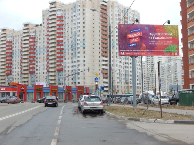 Фотография рекламного носителя, тип: Билборд 3x6, адрес: Зверева ул. Х Волоколамское ш., Красногорск, Московская область, Россия. Сторона A №162436