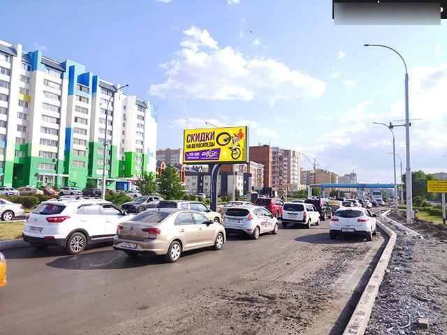 Фотография рекламного носителя, тип: Билборд 3x6, адрес: Юрия Двужильного ул., д.10, Кемерово, Кемеровская область, Россия. Сторона Аh1-Аh10 №984216