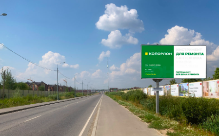 Фотография рекламного носителя, тип: Билборд 3x6, адрес: М9 "Балтия" а/д., 300м., поз.1, Московская область, Россия. Сторона А №1398328