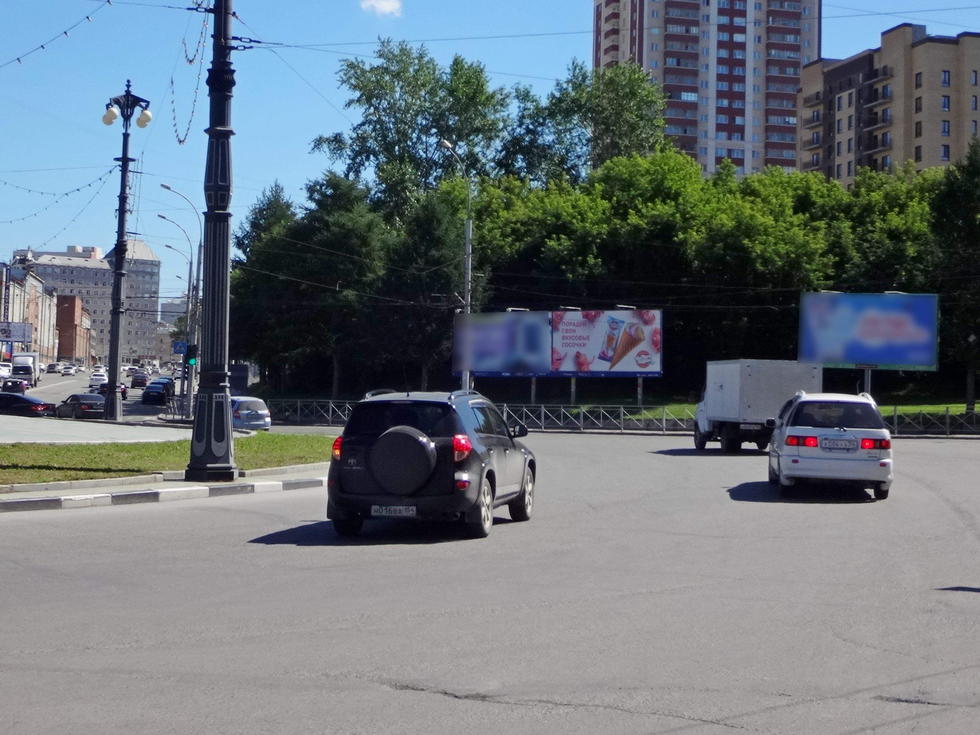 Фотография рекламного носителя, тип: Билборд 3x6, адрес: Трубникова пл. Х Нарымская ул., Новосибирск, Новосибирская область, Россия. Сторона А2 №124889