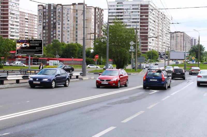 Фотография рекламного носителя, тип: Билборд 3x6, адрес: Рублевское ш., д.26, Москва, Россия. Сторона Б №261835