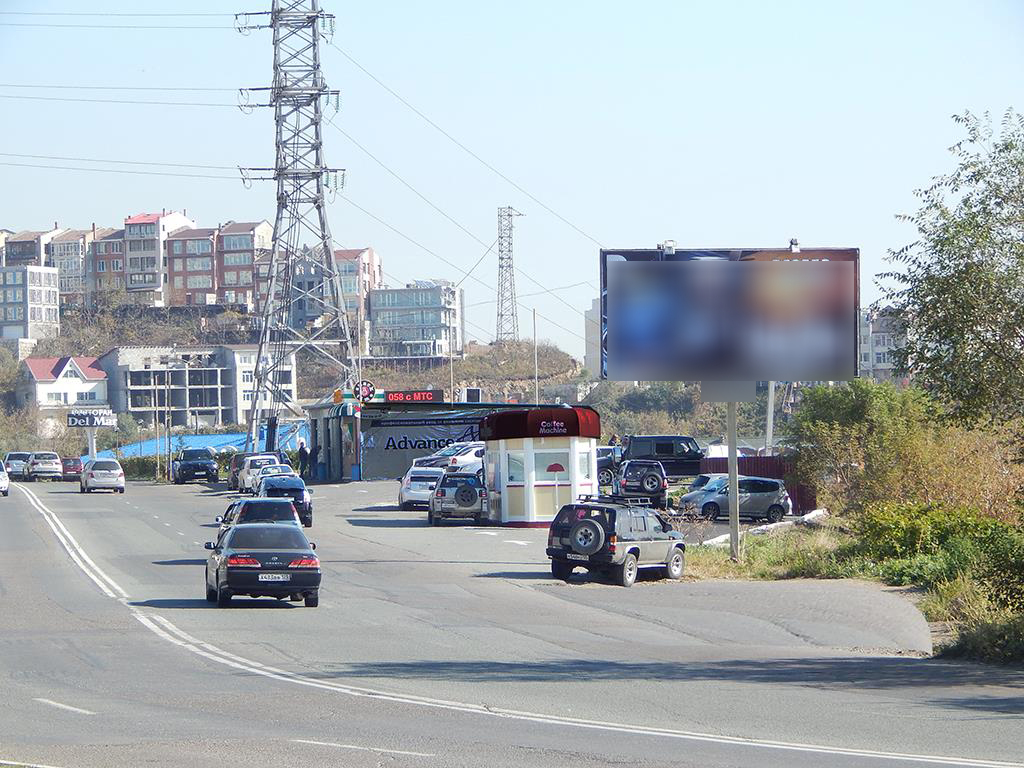 Фотография рекламного носителя, тип: Билборд 3x6, адрес: Всеволода Сибирцева ул., д.67, Владивосток, Приморский край, Россия. Сторона А №88858