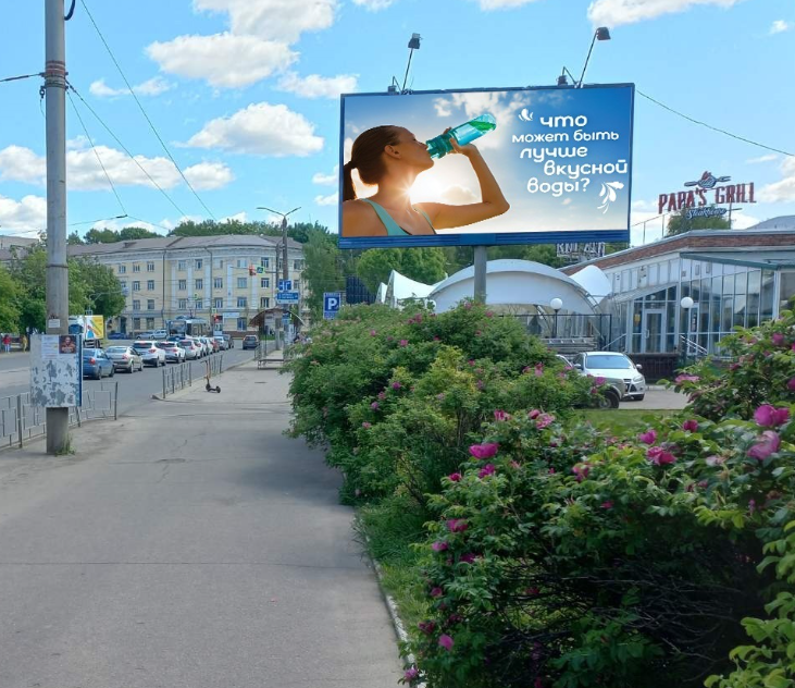 Фотография рекламного носителя, тип: Билборд 3x6, адрес: Багратиона ул., д.3, Смоленск, Смоленская область, Россия. Сторона А №1327875