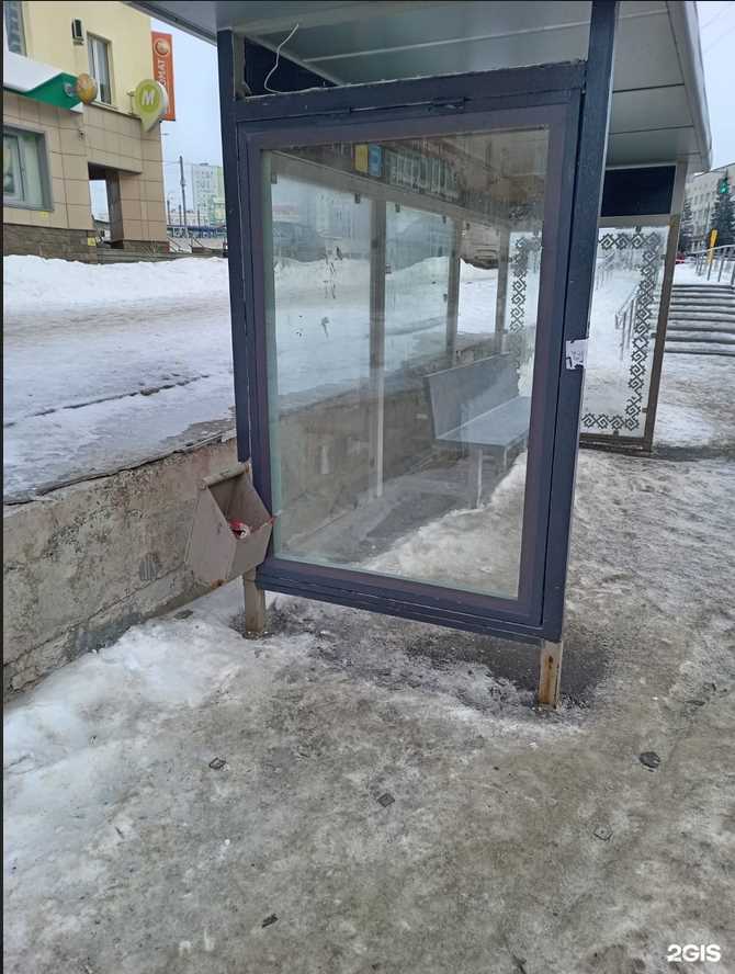 Фотография рекламного носителя, тип: Остановка 1.8x1.2, адрес: Бульвар Х.Давлетшиной Х 8 Марта ул., д.19, Уфа, Республика Башкортостан, Россия. Сторона B №1378066