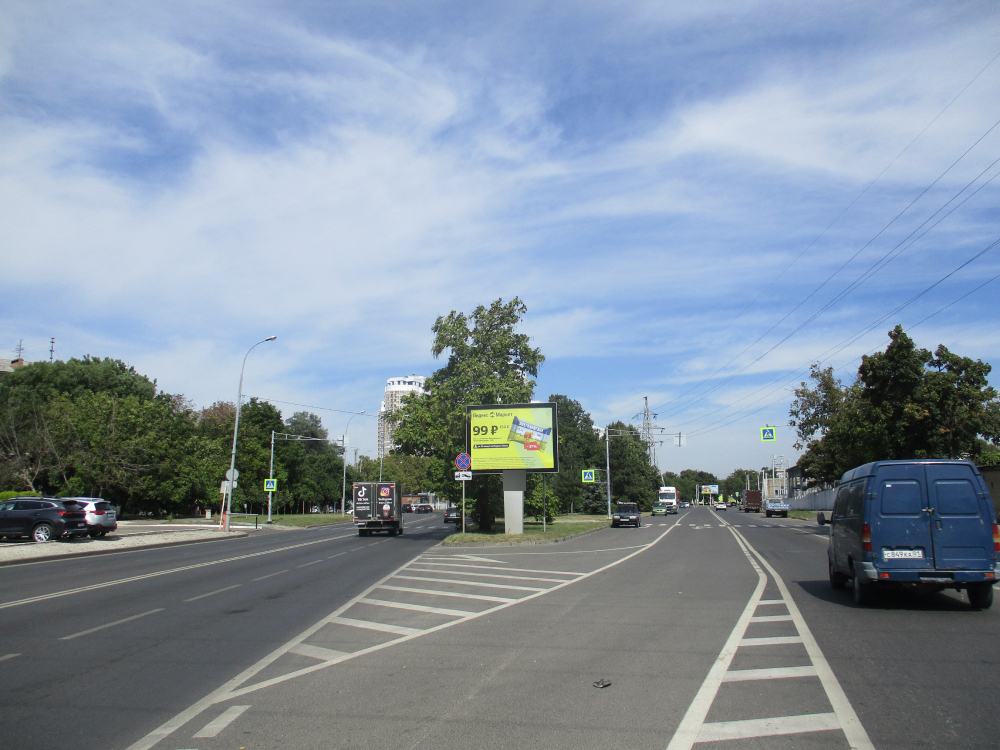 Фотография рекламного носителя, тип: Ситиборд 2.7x3.7, адрес: Селезнева ул., д.200/1, Краснодар, Краснодарский край, Россия. Сторона А1-А6 №409529
