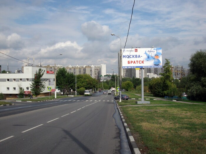 Фотография рекламного носителя, тип: Билборд 3x6, адрес: Мусы Джалиля ул. ,д.15, корп.1, Москва, Россия. Сторона A №62728