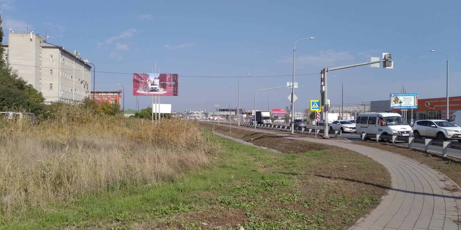 Фотография рекламного носителя, тип: Билборд 3x6, адрес: ФАД Кавказ а/д, 352 850м, Спортивный комплекс ГУВД СК, поз.1, Минеральные Воды, Ставропольский край, Россия. Сторона В №838929