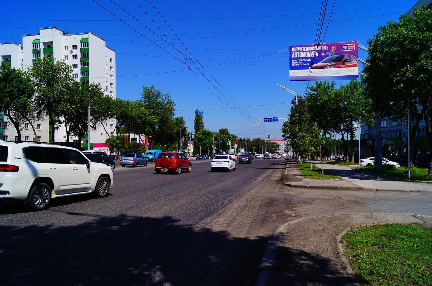 Фотография рекламного носителя, тип: Билборд 3x6, адрес: Октября пр-т., д.176, Уфа, Республика Башкортостан, Россия. Сторона А №866736