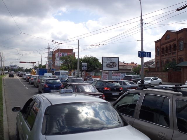 Фотография рекламного носителя, тип: Ситиборд 2.7x3.7, адрес: Северная ул. Х Филатова ул., Краснодар, Краснодарский край, Россия. Сторона А1-А5 №235785