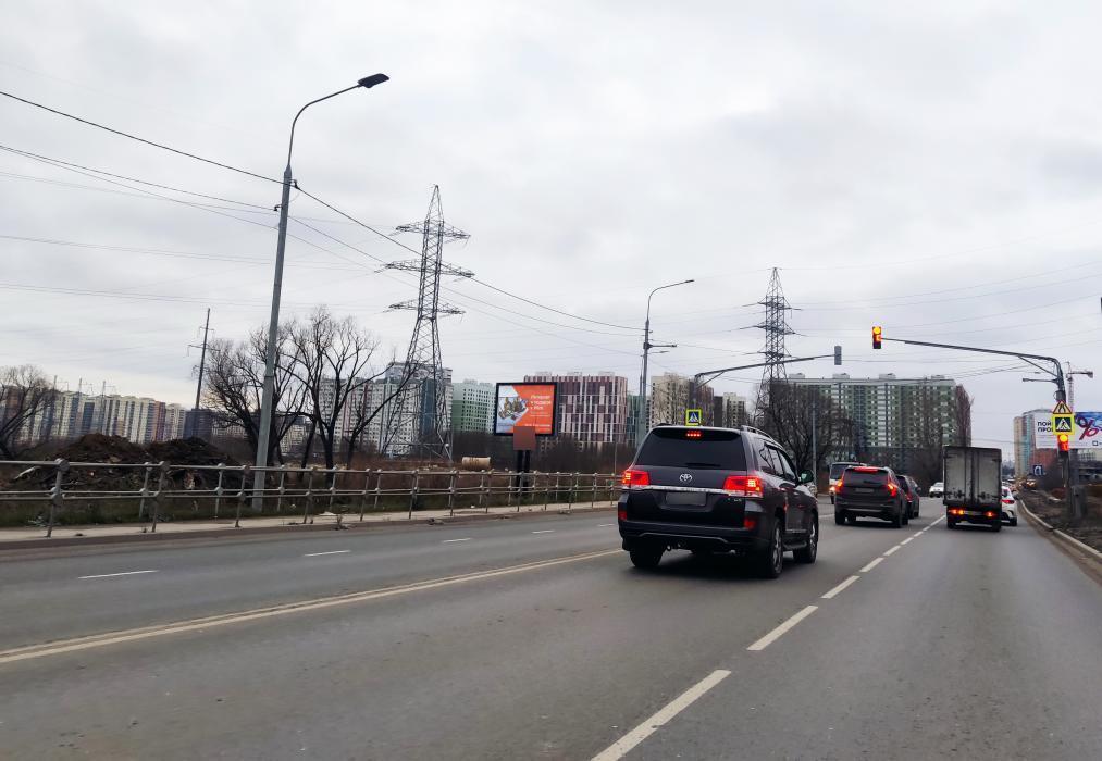 Фотография рекламного носителя, тип: Ситиборд 2.7x3.7, адрес: Зенинское ш. Х Некрасовский пр-зд., Люберцы, Московская область, Россия. Сторона B1-B5 №843079