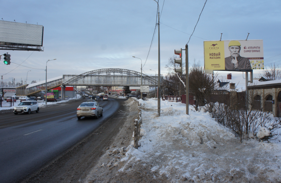 Фотография рекламного носителя, тип: Билборд 3x6, адрес: Афонино д., Магистральная ул., д.77, Нижний Новгород, Нижегородская область, Россия. Сторона A №813750