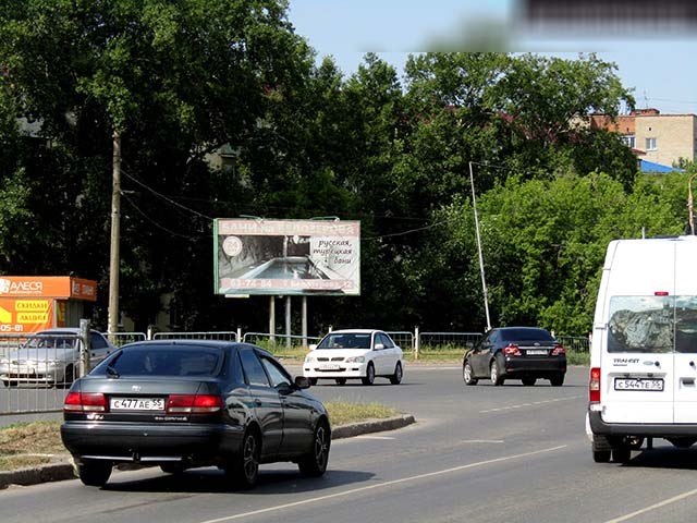 Фотография рекламного носителя, тип: Билборд 3x6, адрес: Химиков ул. Х 22 Апреля ул., поз.1, Омск, Омская область, Россия. Сторона А1 №197221