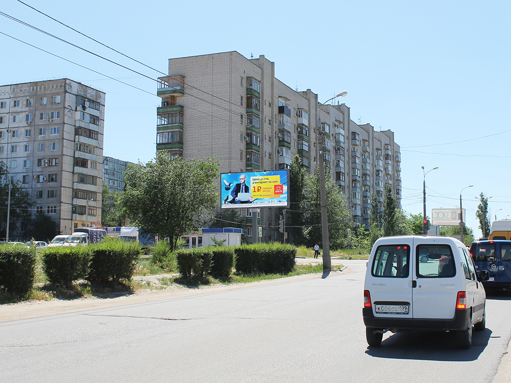 Фотография рекламного носителя, тип: Билборд 3x6, адрес: Землячки ул. Х 30-летия Победы б-р., Волгоград, Волгоградская область, Россия. Сторона B №82922
